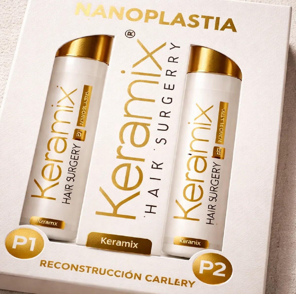 Keramix Hair Surgery Nanoplastia 120ml. Formol-free hair reconstruction.