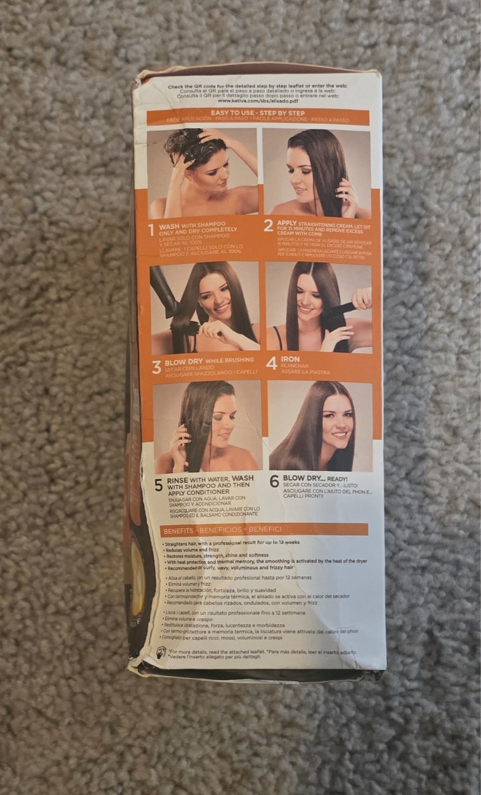 12 WEEKS Kativa Brazilian Straightening Alisado Brasileño Kit, US SELLER