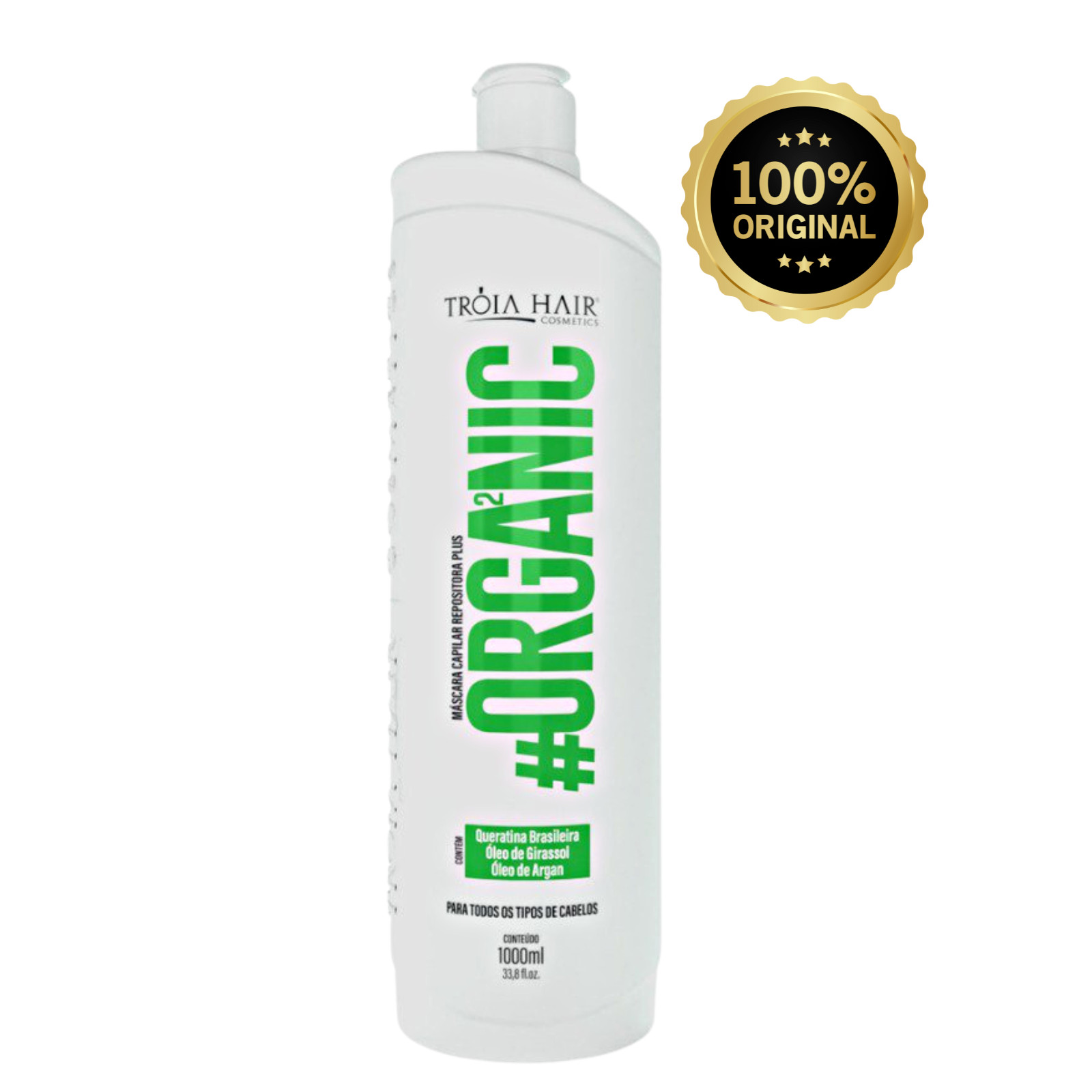 TREATMENT KERATIN Troia Hair Organic SET 2 x 1 Liter shampoo + reducer