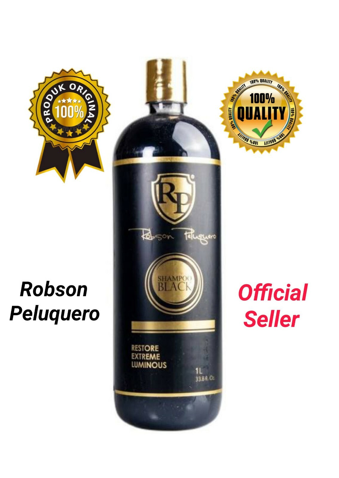 Robson Peluquero Black Toner Treatment Rp Silver Luminous Hair Toning – 34 Oz