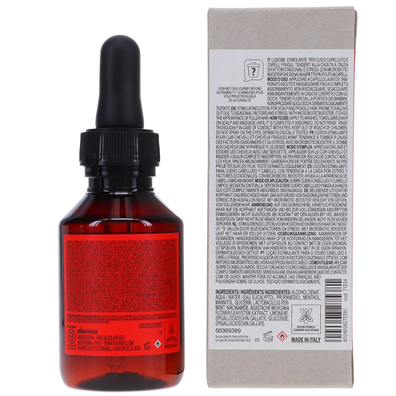 Davines NaturalTech Energizing Seasonal Superactive 3.38 oz