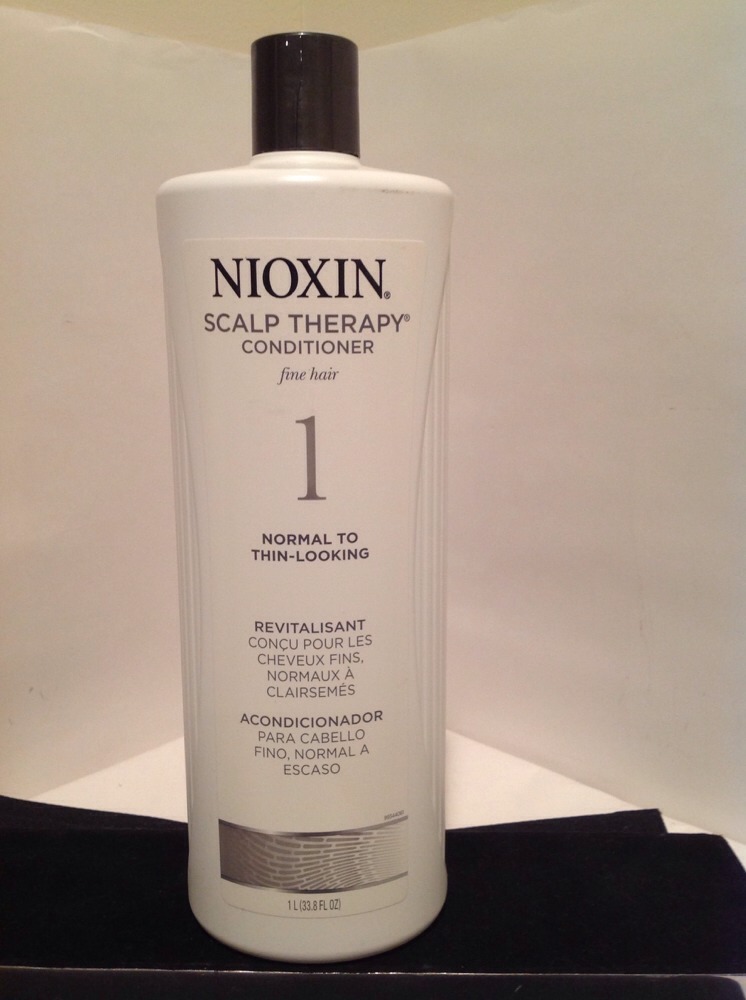 Nioxin Scalp Therapy System 1 LITER / 33.8 oz – For Thinning Hair – UNISEX