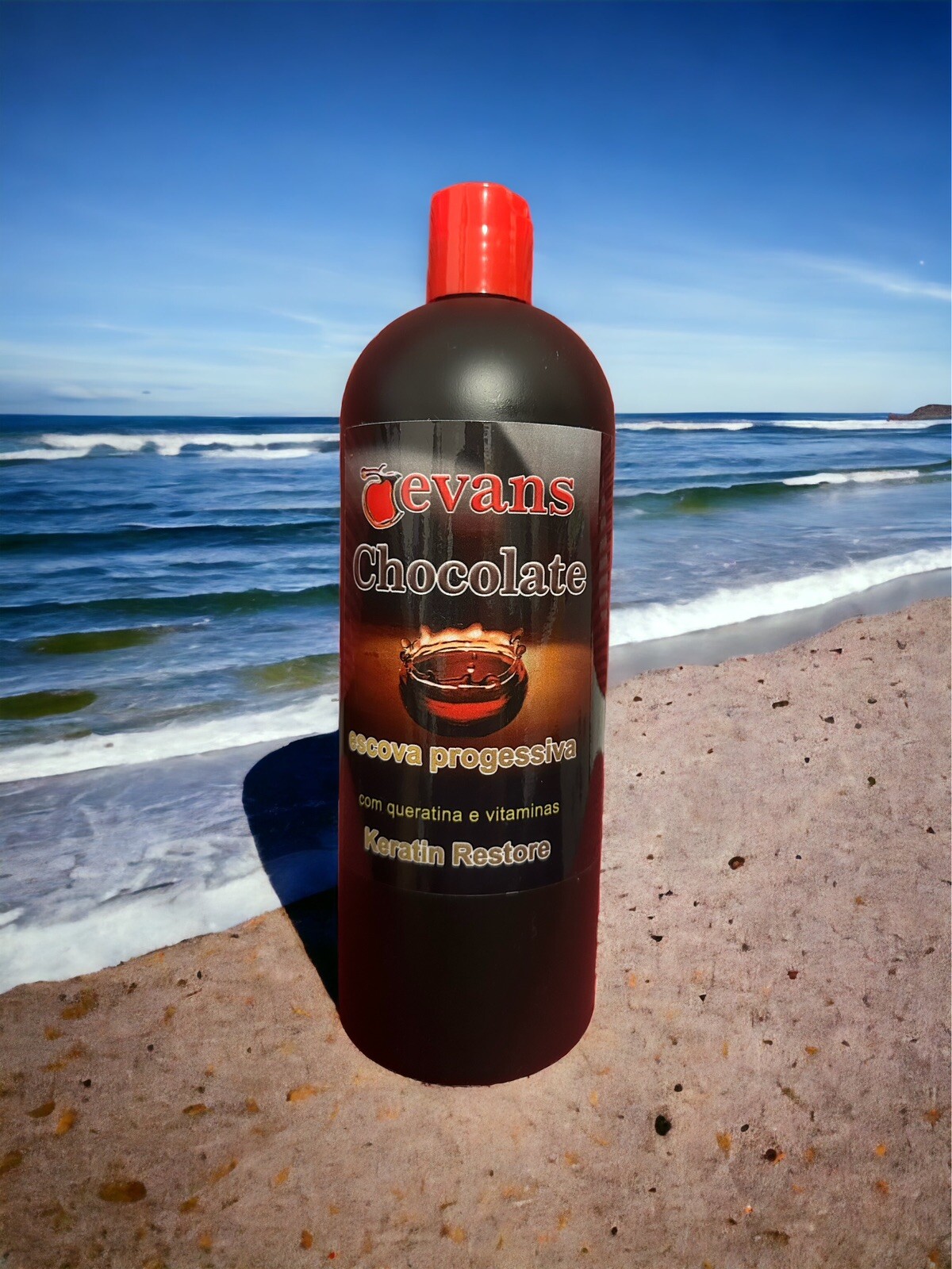 evans BRAZILIAN KERATIN Treatment CHOCOLATE Restore w/ Vitaminas 1 Litre Brazil