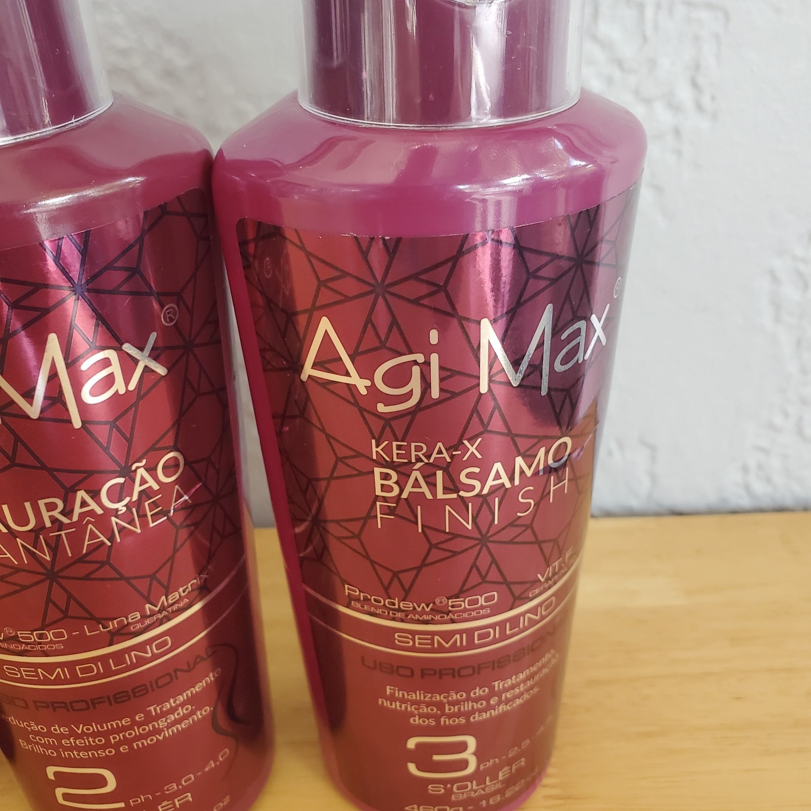Agi Max Kera-X S’oller Semi di Lino Hair Straight Treatment 500ml/16.22 oz READ