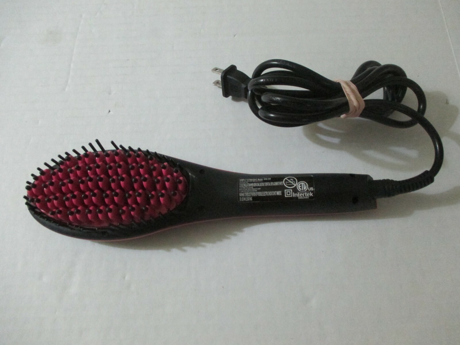 SIMPLY STRAIGHT PROFESSIONAL CERAMIC STRAIGHTENING BRUSH TEMPS TO 450 LED SHS300
