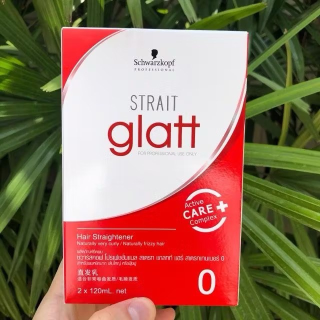 Glatt Strait Schwarzkopf Hair Straightener Cream Professional Styling No.0