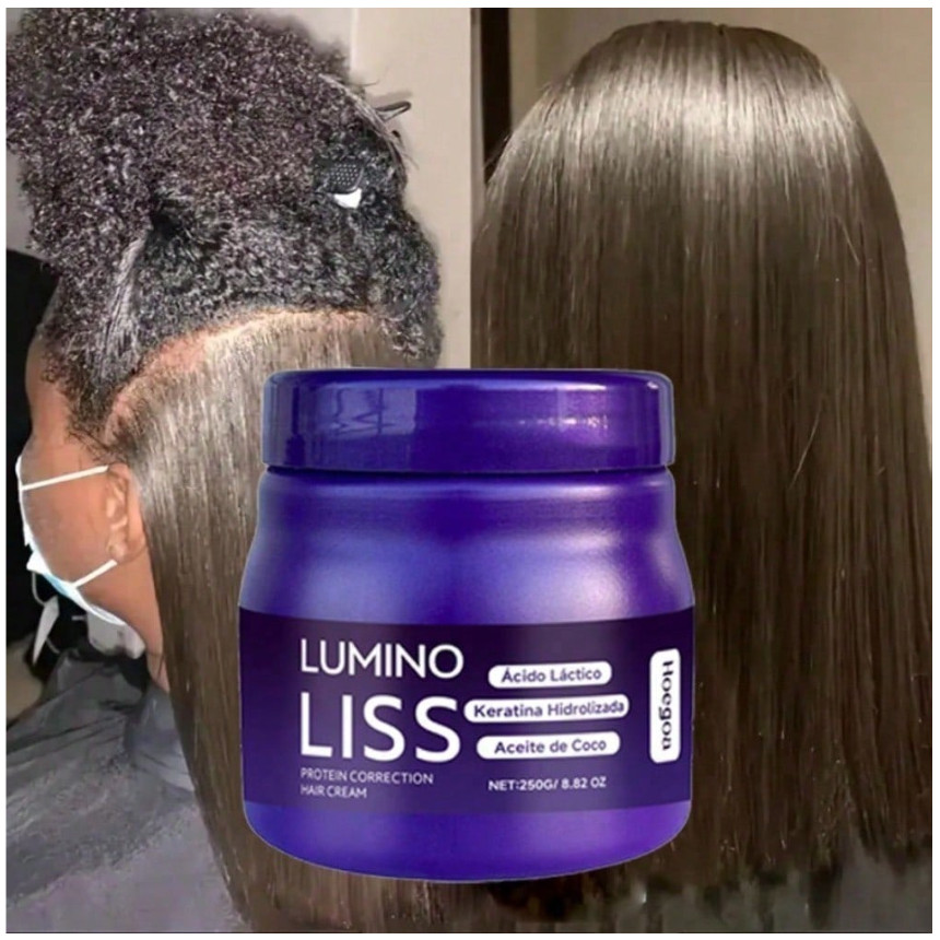 LuminoLiss Formol-Free Keratin Straightening Cream – Silky Smooth Hair Treatment