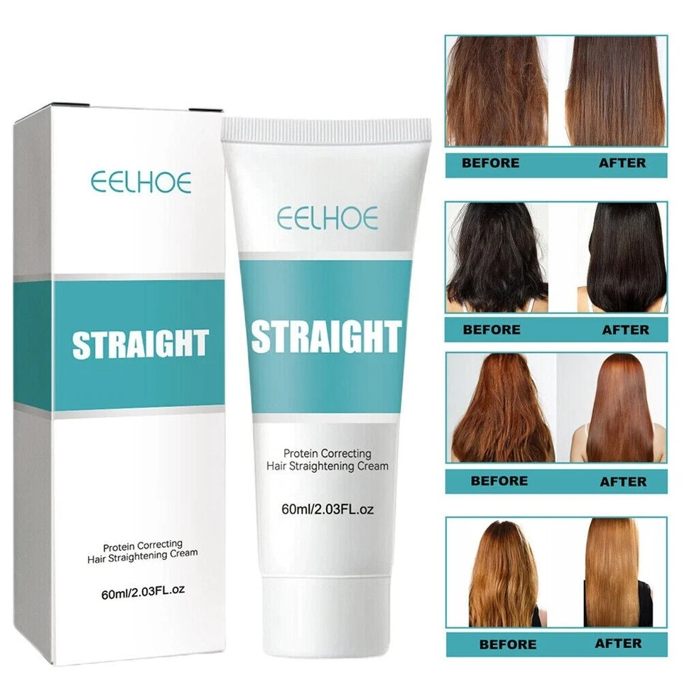 Protein Hair Straightening Cream Silk & Gloss Hair Care Hair Collagen Cream US