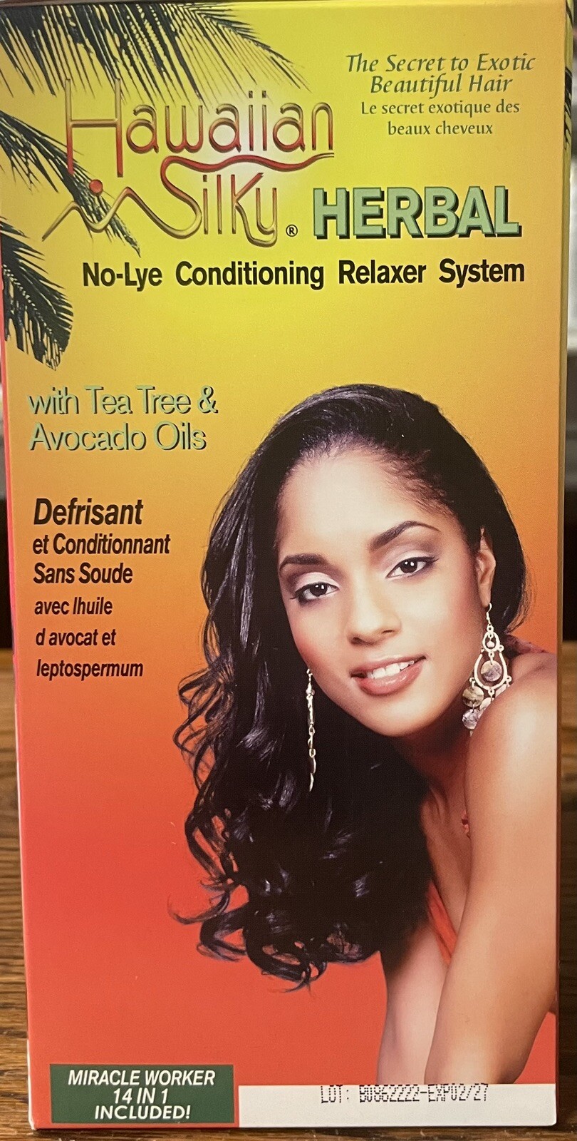 Hawaiian Silky Herbal No Lye Super Relaxer Kit one Box Has (2 Pack)