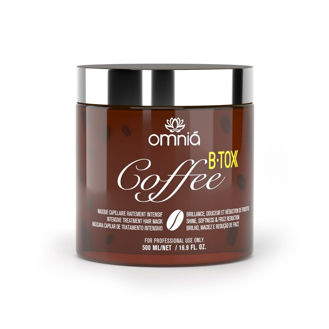 Omnia B-Tox Coffee Mask 500g Brazilian Keratin Hair Treatment – Frizz Control