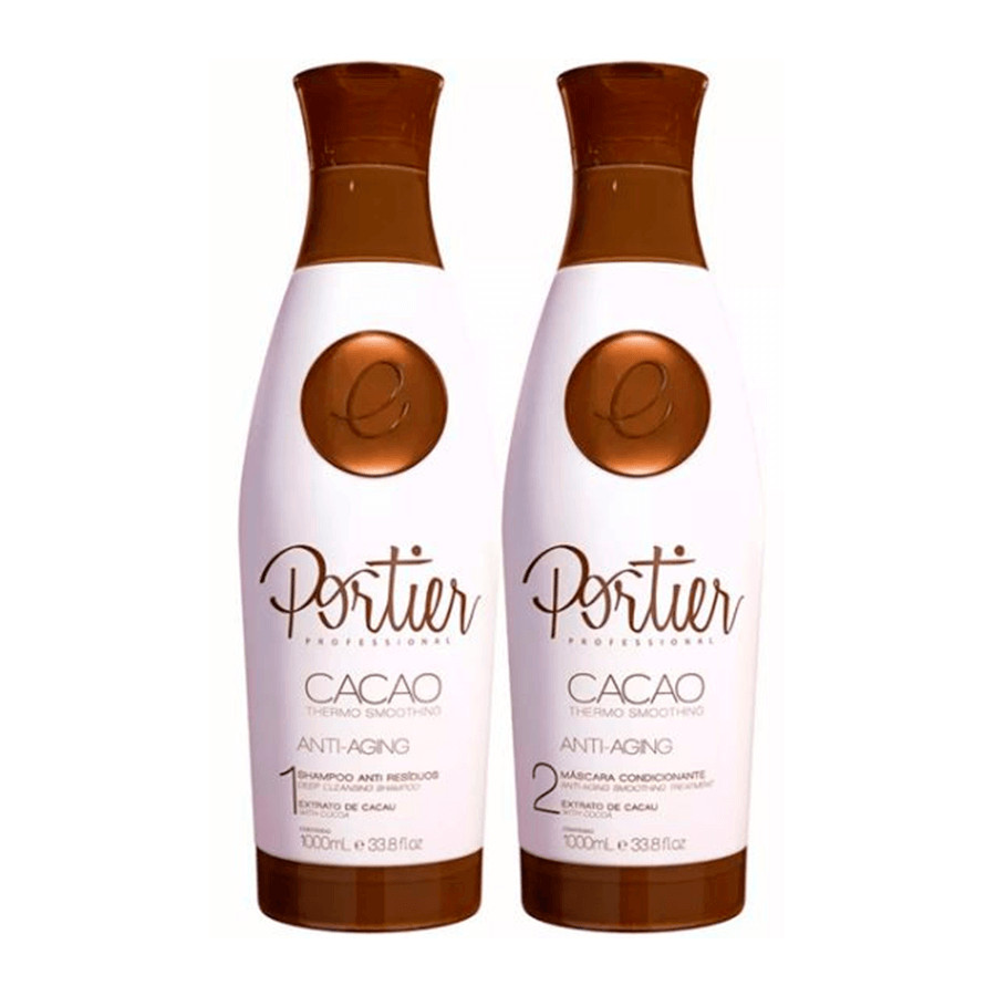 Portier Cacao Fine Progressive Brush – Kit 2x1L