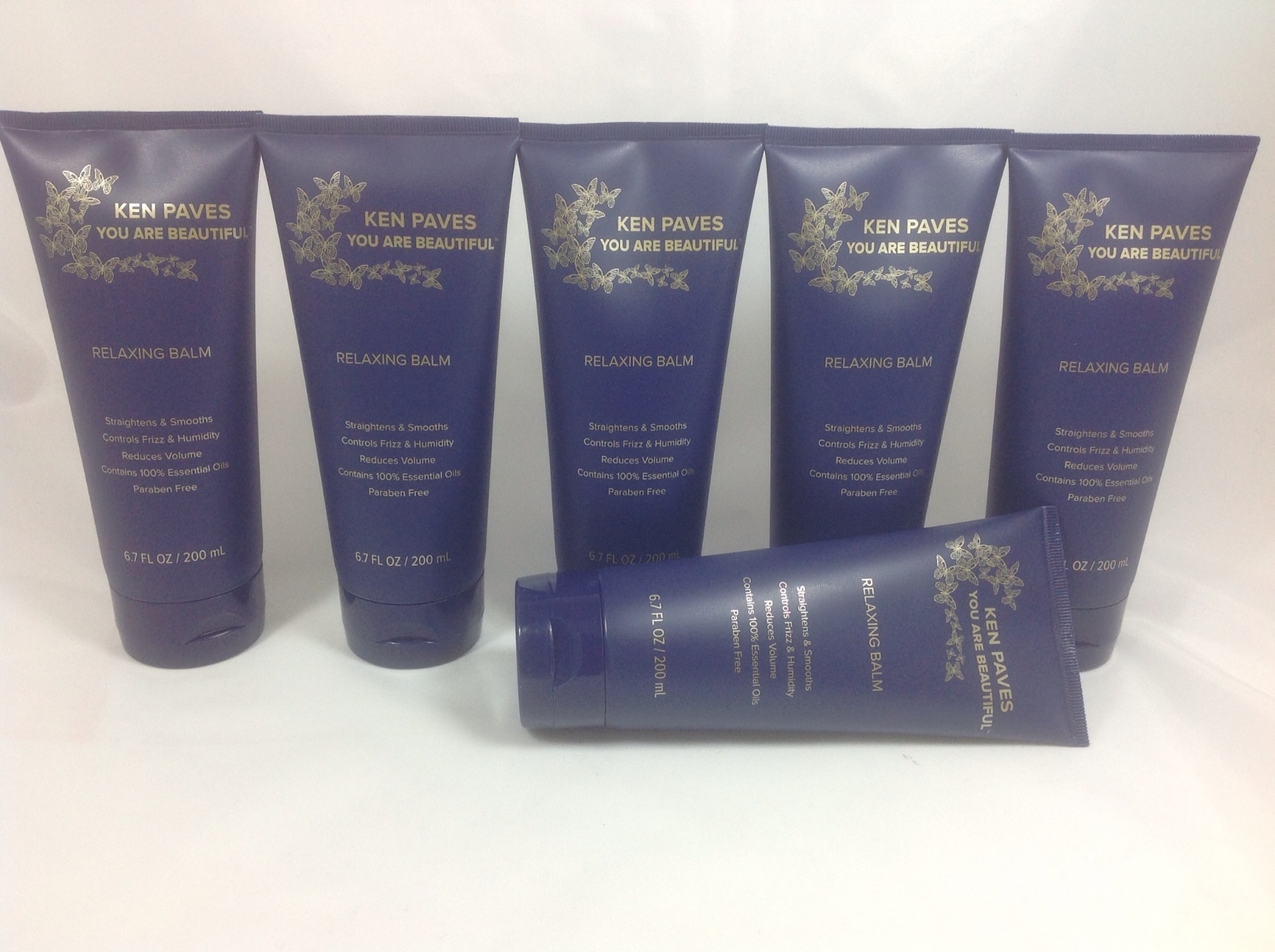 LOT OF 6X KEN PAVES YOU ARE BEAUTIFUL RELAXING BALM, 6.7 FL OZ Each.