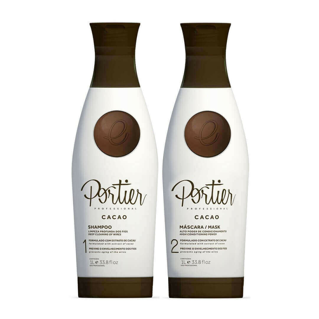 Portier Cacao Fine Progressive Brush – Kit 2x1L