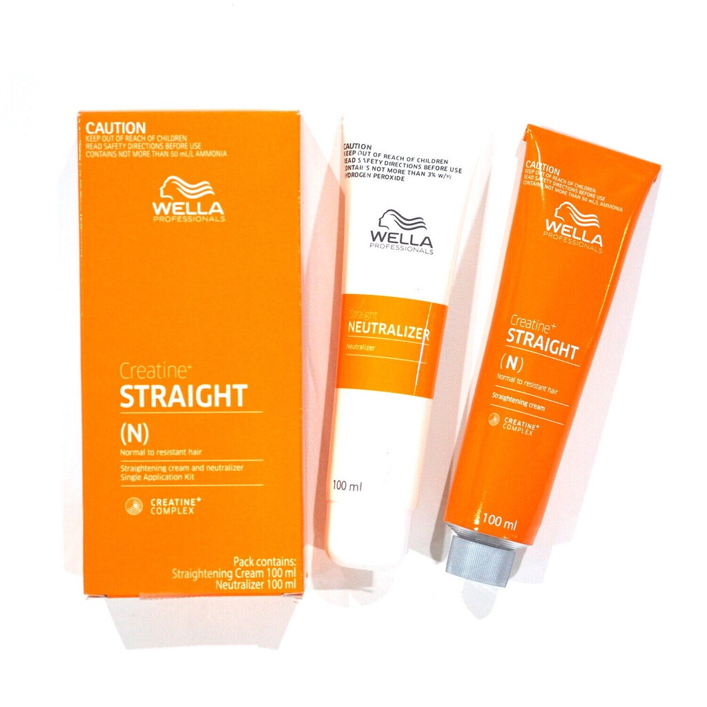 Wella Hair Straightening Cream Formula (N) for Normal Hair (C) for Colored Hair