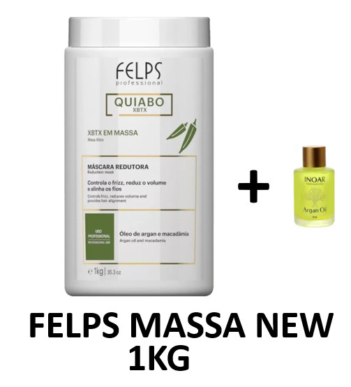 FELPS XBTX MASSA ARGAN MACADAMIA1KG 100 % AUTHENTIC