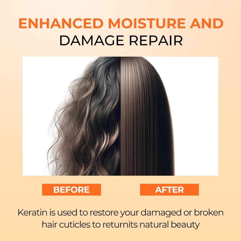Maca essence repair Straightening Kit, 12 Weeks of Home Use Professional Stra…