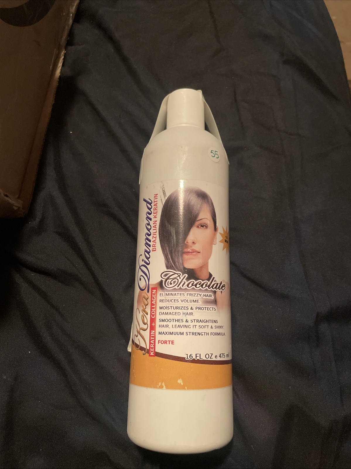 Kera Diamond Brazilian Keratin Hair Treatment Chocolate, Straightening, 16 fl oz