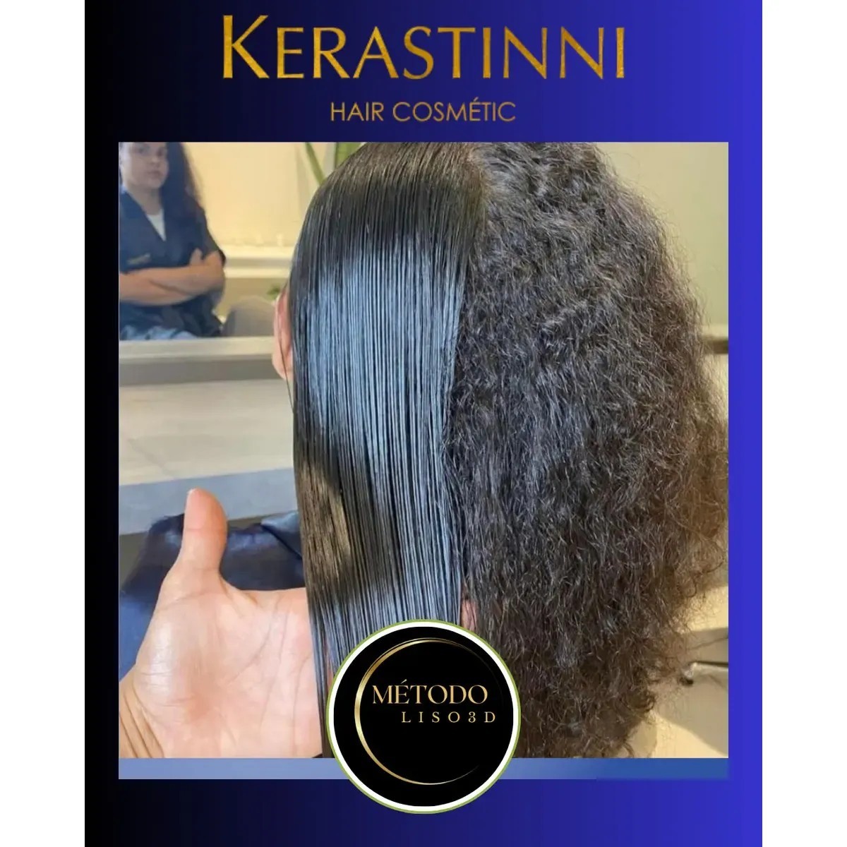Kerastinni Smooth 3D Treatment Kit / Shampoo 1L + Active 1L / Kit Professional