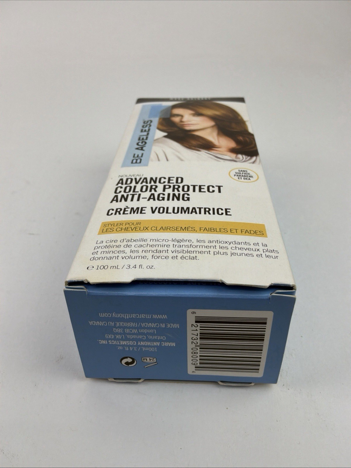 MARC ANTHONY BE AGELESS Advanced Color Protect Anti Aging Volumizing Cream 3.4oz