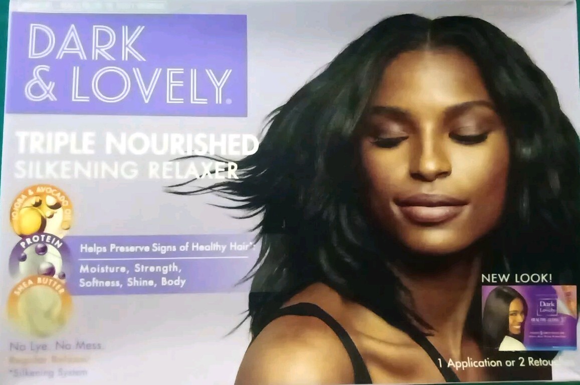 Dark & Lovely Triple Nourished Silkening Relaxer No Lye / No Mess