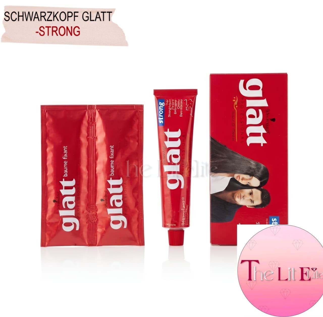 Glatt Professional Hair Straightener & Keratin Cream (Strong)
