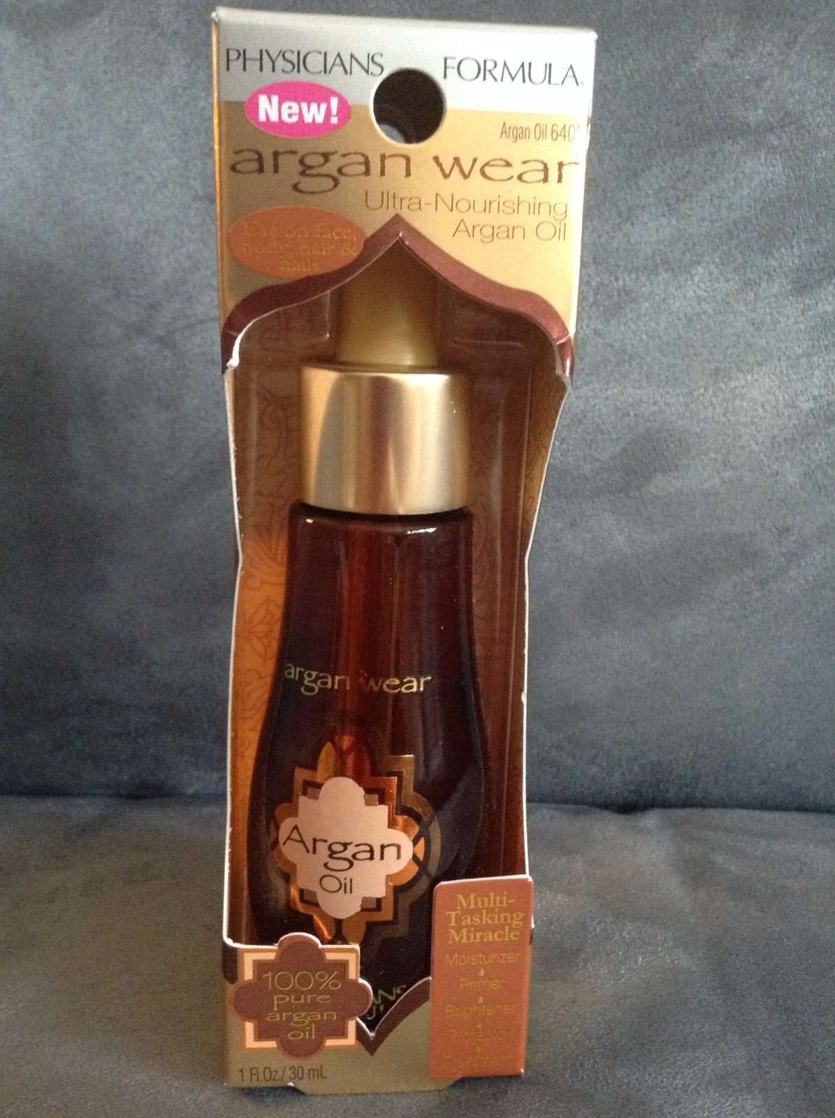 PHYSICANS FORMULA ARGAN OIL #6405 FOR FACE, BODY, HAIR & NAILS 1 FL OZ – NEW