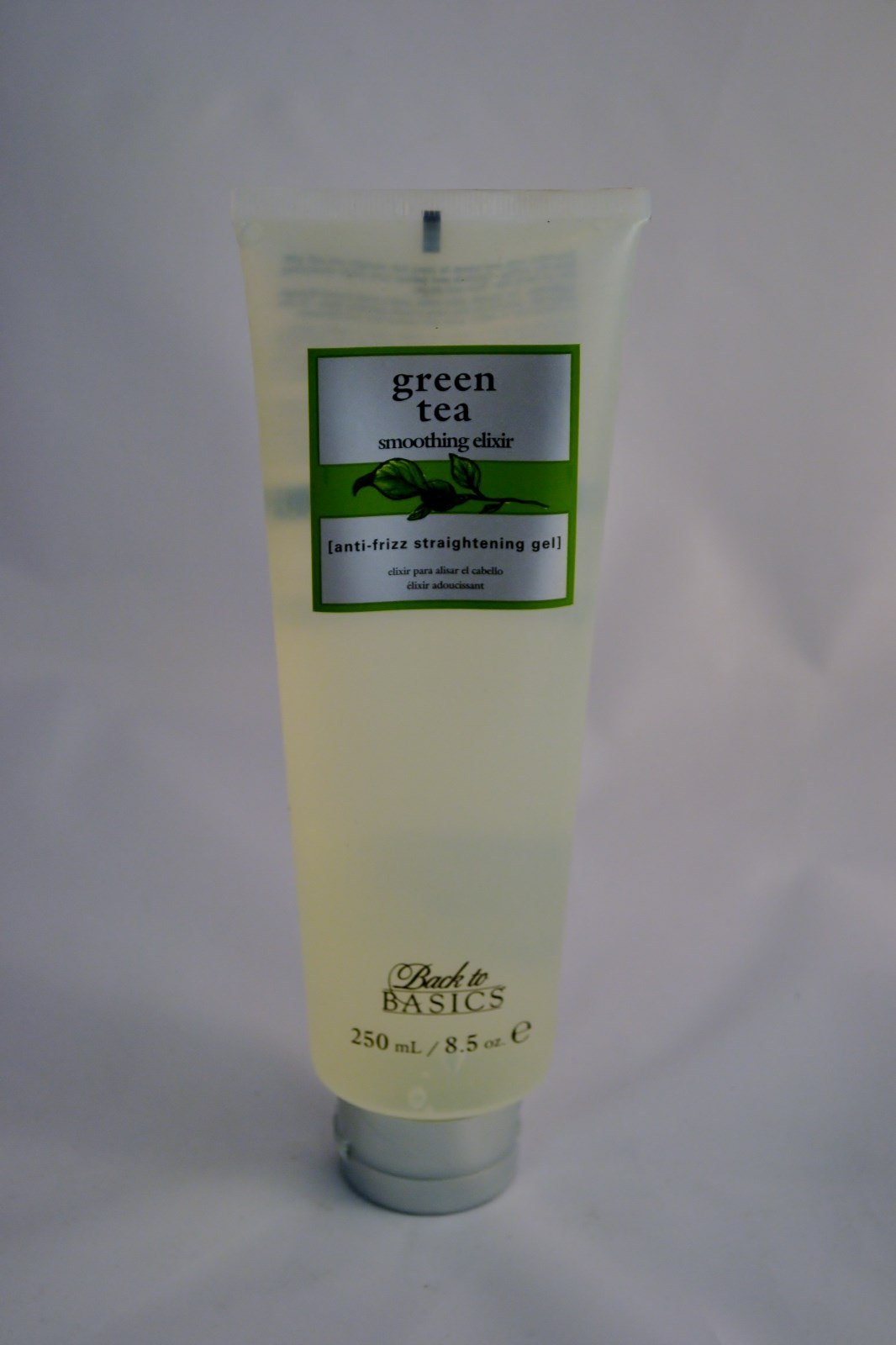 Back To Basics Green Tea Smoothing Elixir Anti-Frizz Straightening Gel 8.5 Oz