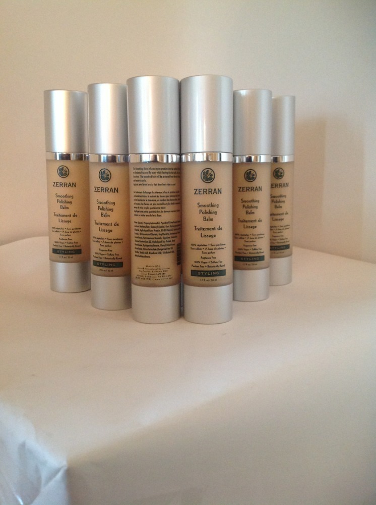 ZERRAN SMOOTHING POLISHING HAIR BALM 1.7 OZ 100% VEGAN ANTI-FRIZZ Unisex X12