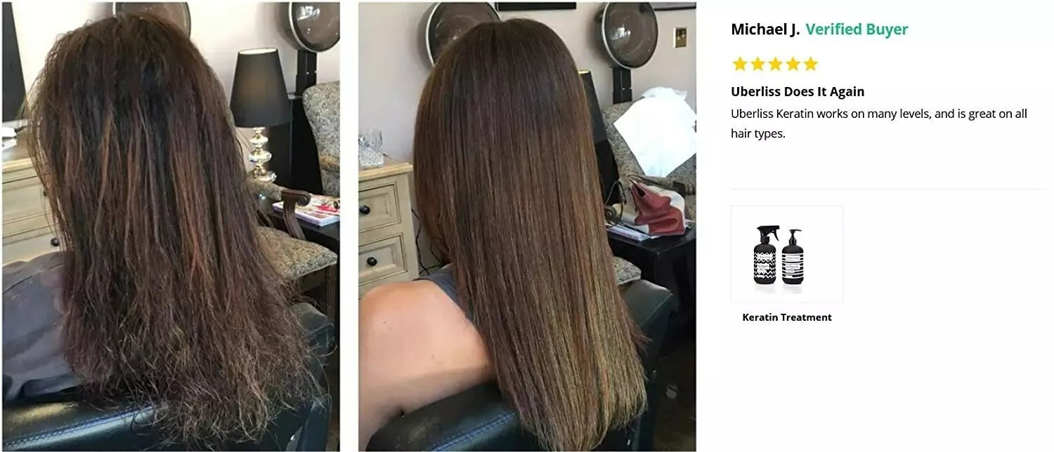 Uberliss Avlon Progressive Brush Brazilian Keratin Treatment Straightening 2L