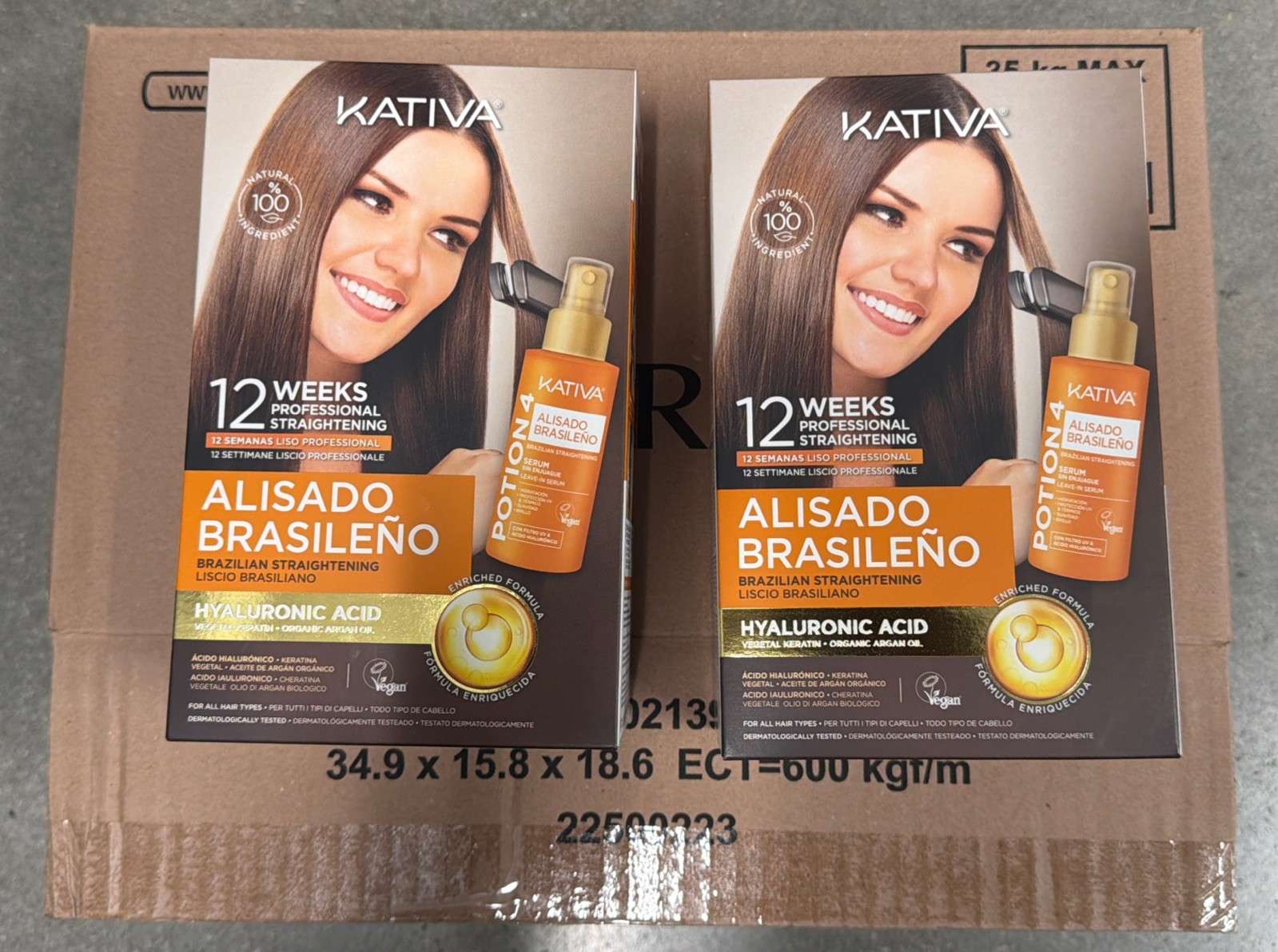 Kativa Brazilian Keratin Straightening – Two Pack