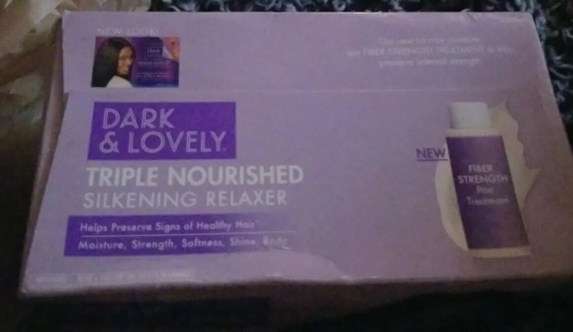Dark & Lovely Triple Nourished Silkening Relaxer Moisture No-Lye