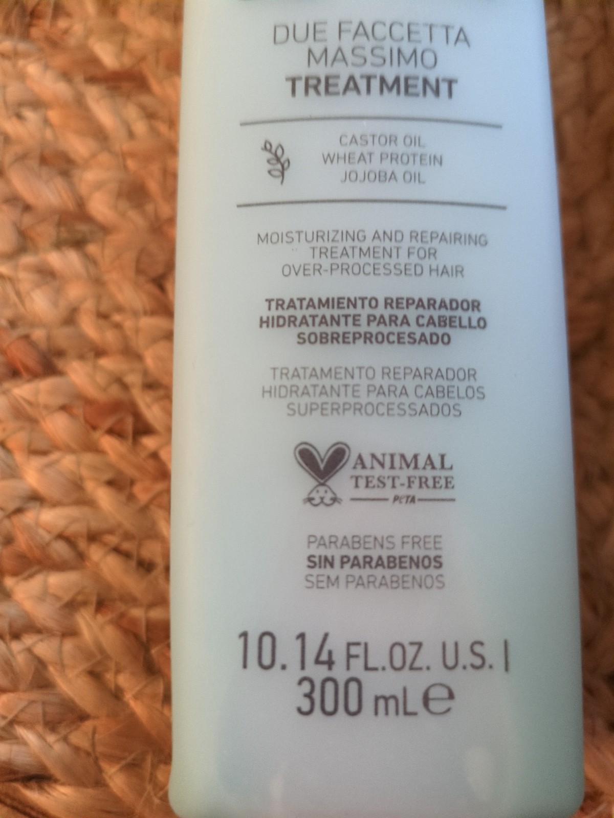 Tec Italy Due Faccetta Massimo Hydro Nourishing Hair Treatment – 300 ml/10.1 oz