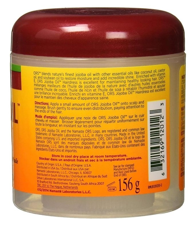 (2 PACK) Ors Jojoba Oil Hairdres 5.5 Ounce