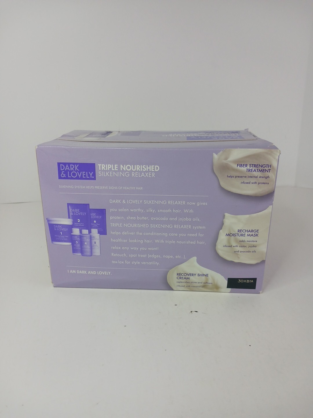 DARK & LOVELY Regular Triple Nourished Silkening Relaxer Preserves Healthy Hair
