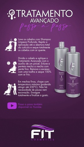 Fit Cosmetics Professional Kit, Shampoo + Advanced Treatment 2x1L/33.8 fl.oz