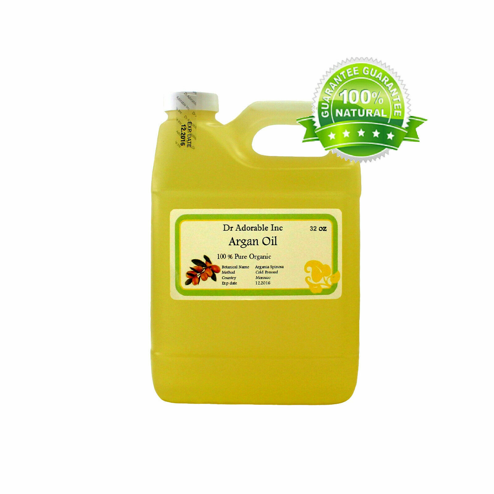 100 % Pure Organic Argan Oil for Skin Hair Face & Nails Comes with a Sprayer !