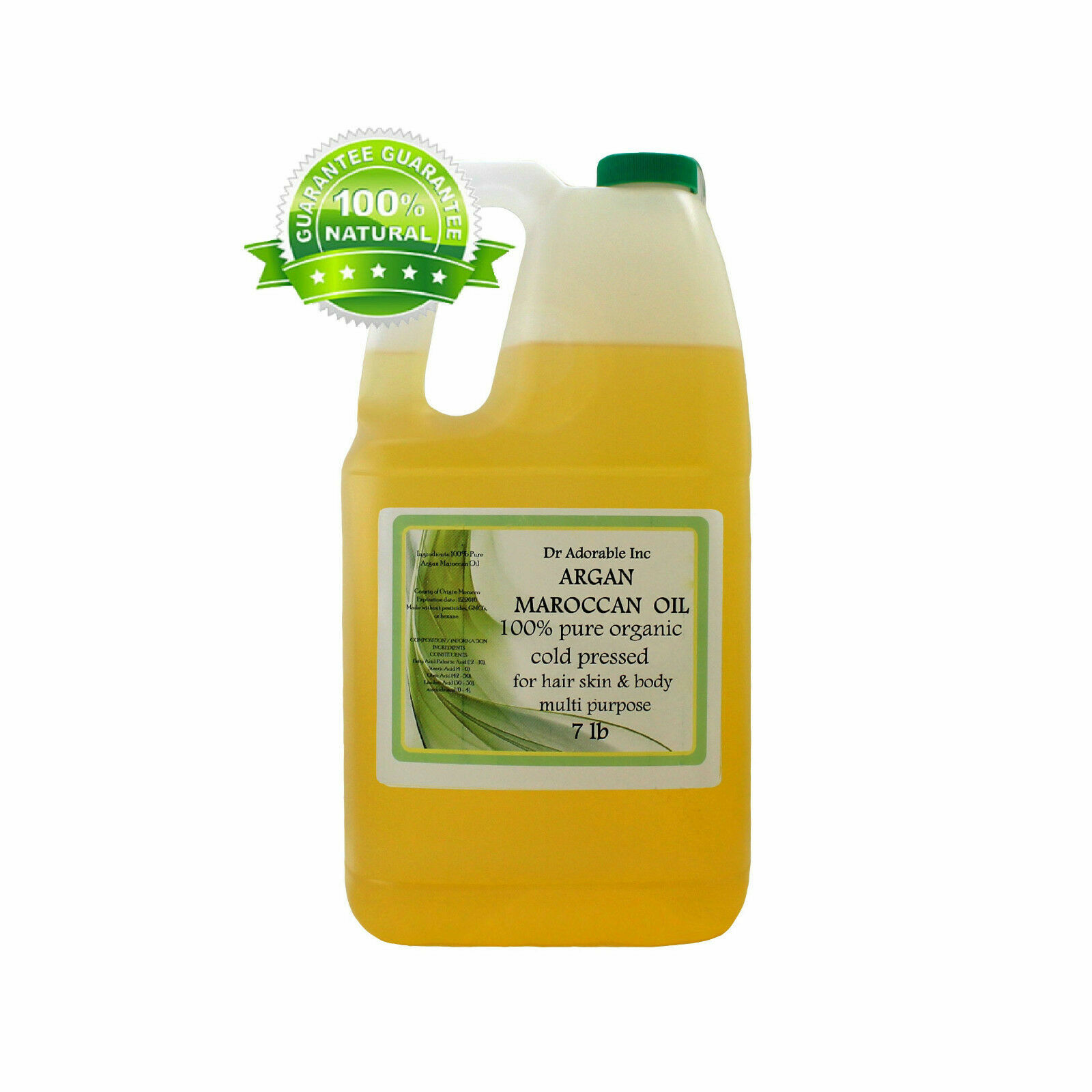 100 % Pure Organic Argan Oil for Skin Hair Face & Nails Comes with a Sprayer !