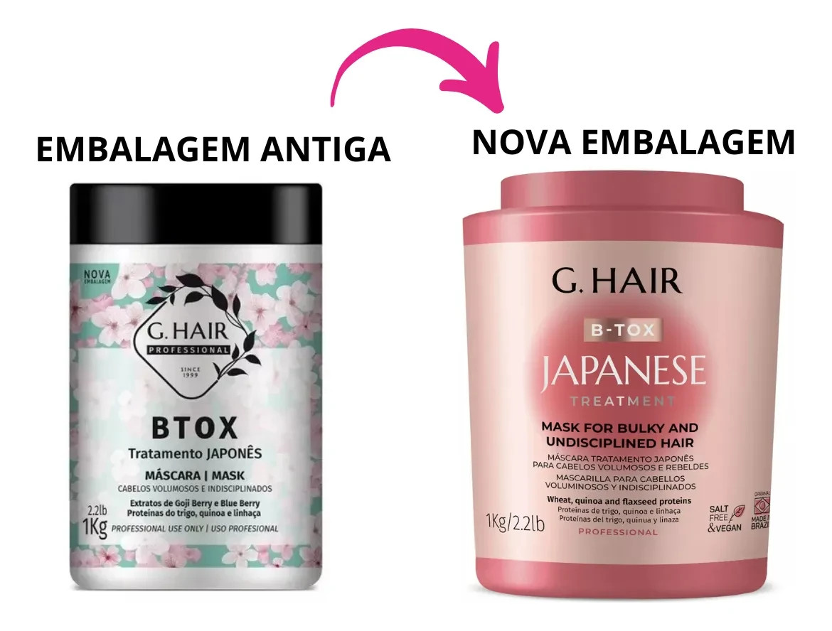 G.Hair Btox Japanese Treatment For Voluminous And Unruly Hair 1Kg