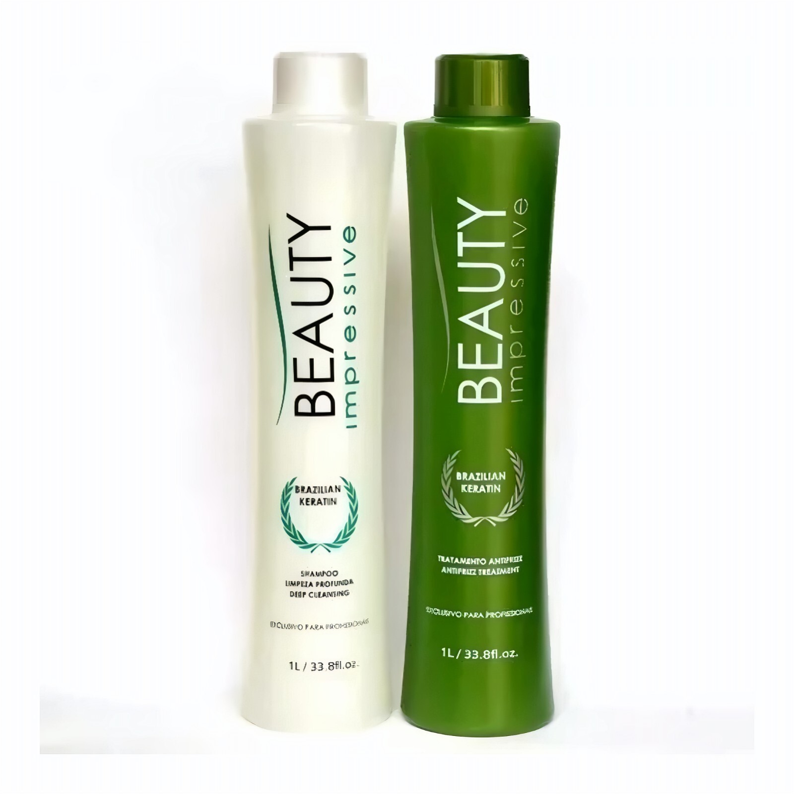 Kit Beauty Impressive Brazilian Keratin Shampoo + AntiFrizz Treatment – 2x1L
