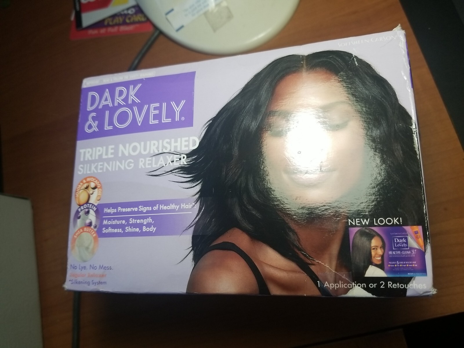Dark & Lovely Triple Nourished Silkening Relaxer Moisture No-Lye