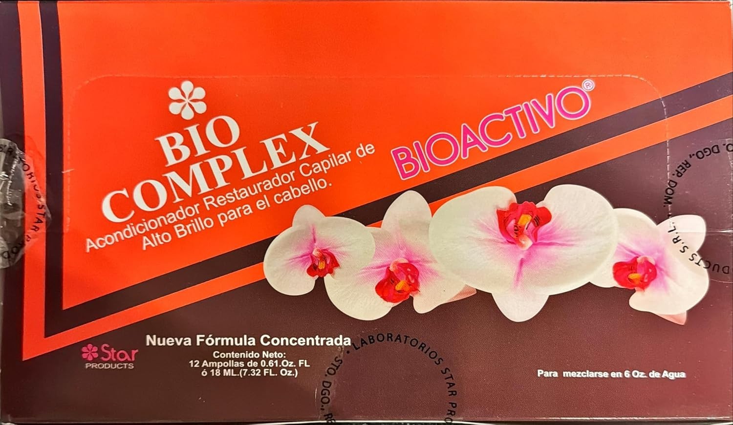 Bio Complex BioActivo Hair Treatment Ampoules 180ml 12 Pack – Various Types