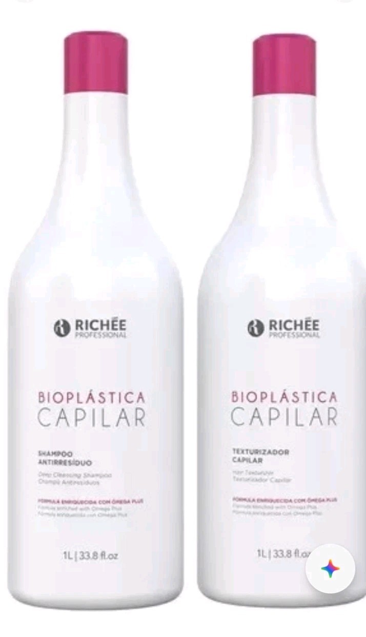 Richee Professional Bioplastica Keratin Treatment U.S. Shipper Kit 2x1L New