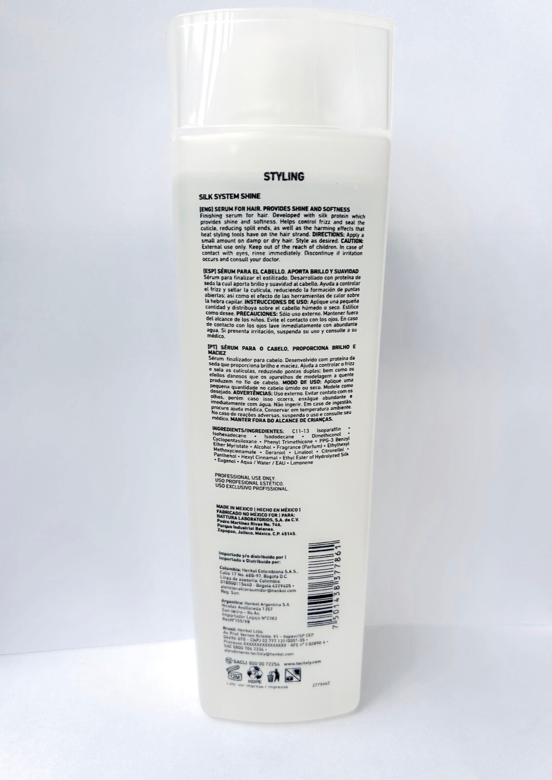 Tec Italy Silk System Shine & Styling 10.14 oz