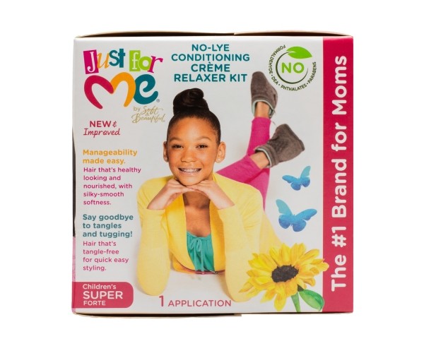 Just for Me Conditioning Creme Relaxer – 1 application – Super