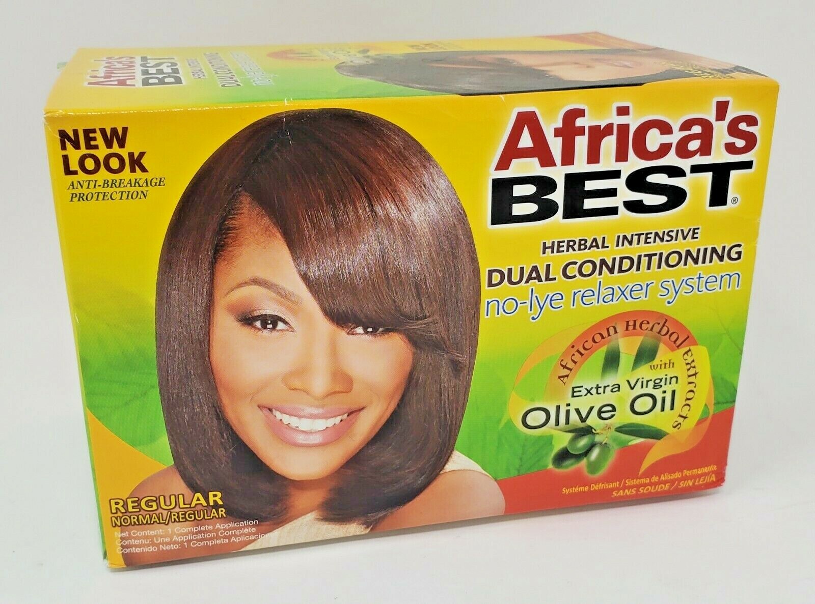 Africas Best Hair Black Relaxer Perm Salon Color Tint Dye Translucent Woman Man