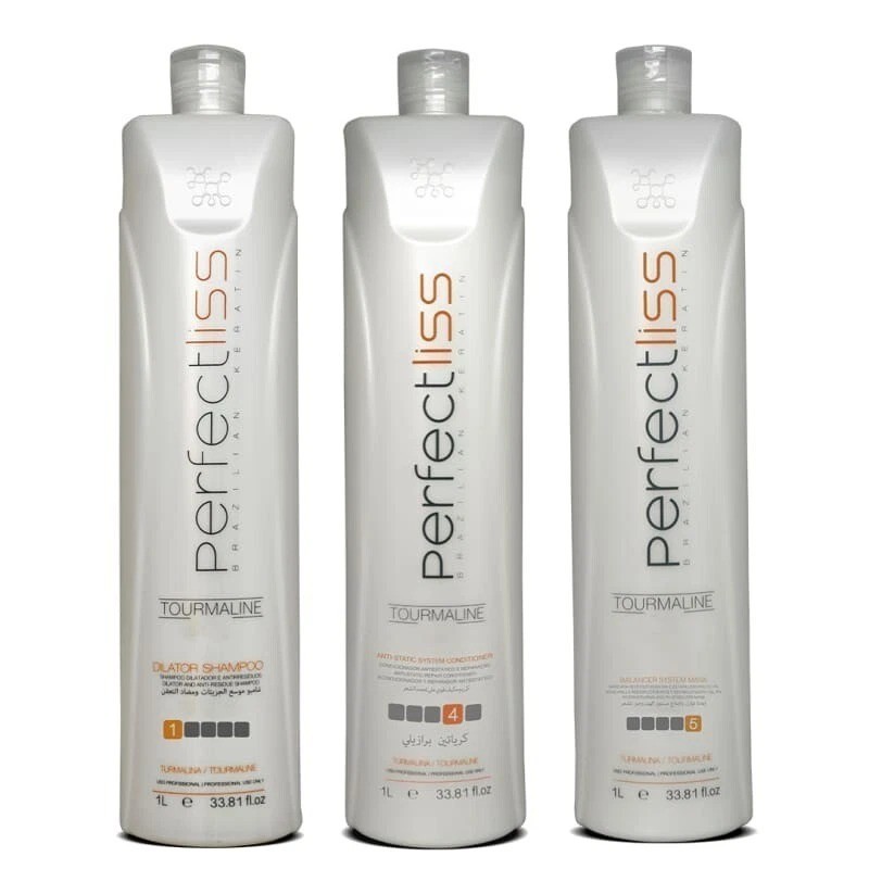 Kit Perfect Liss Turmalina “Visat Hair” Brazilian Keratin Treatment 3x1L