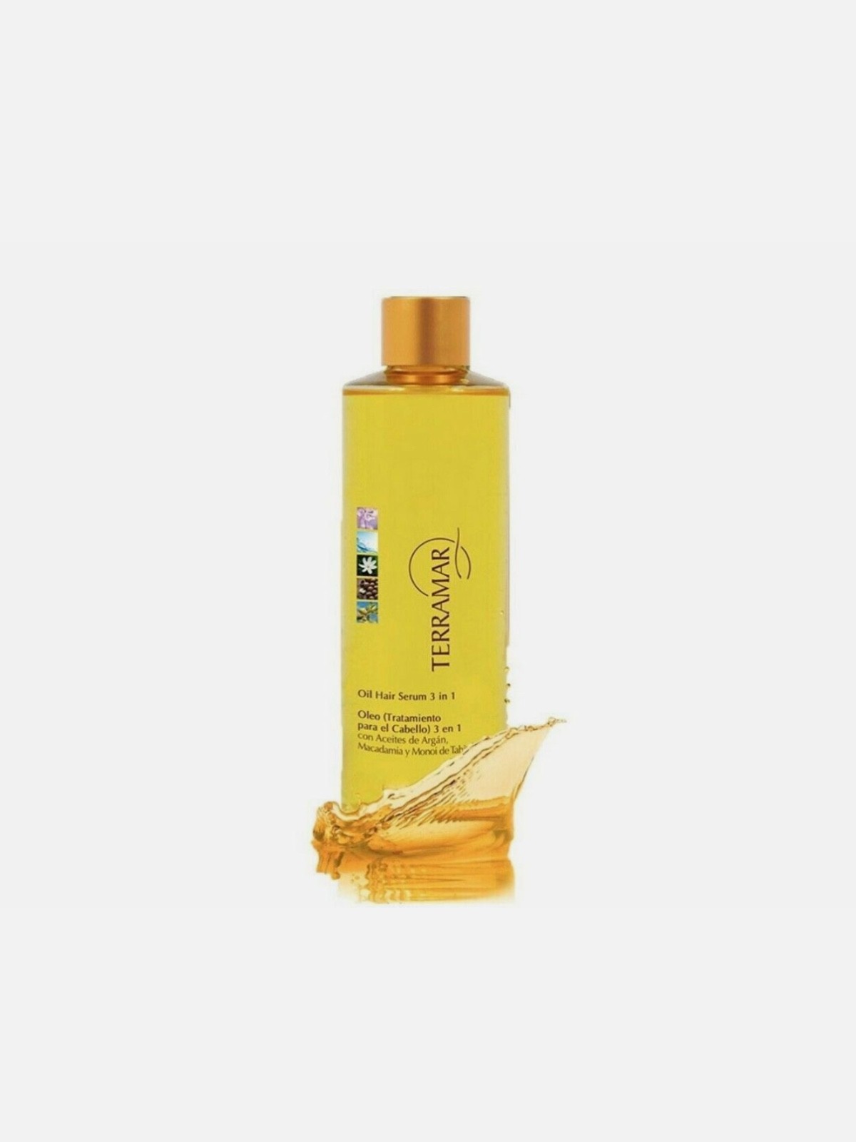 Oleo de Argan Cabello Dañado Terramar Aceite Tratamiento Hair Repair Serum 245ML