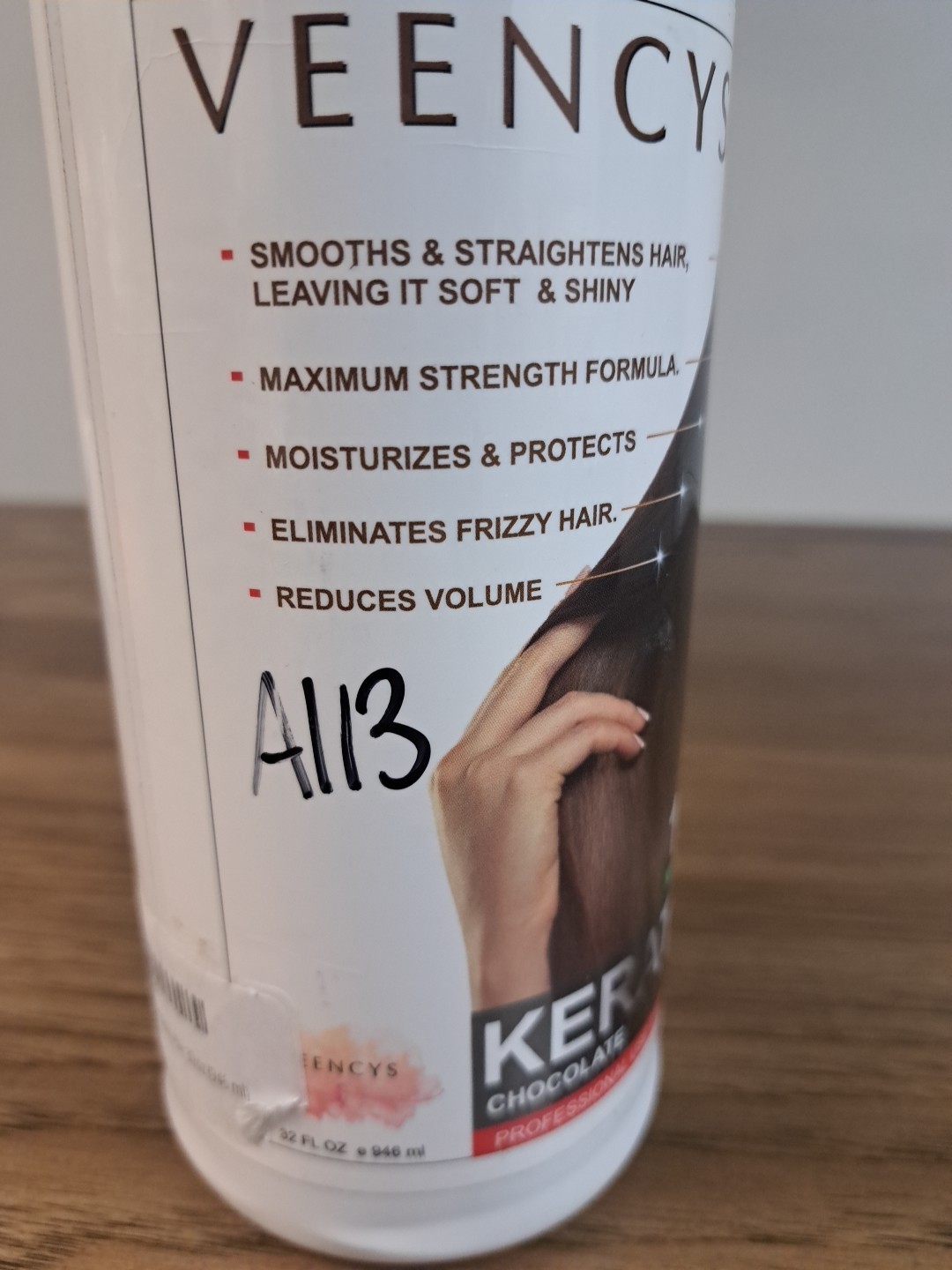 VEENCYS Brazilian keratin Infused with Chocolate Straightening Treatment 32 oz