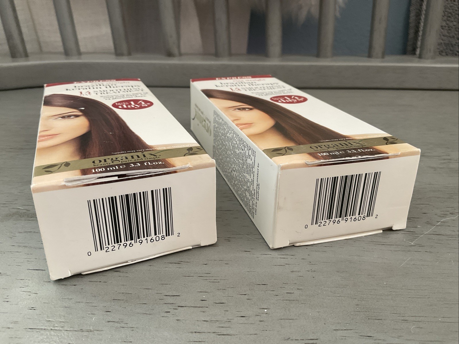 2 Organix OGX Ever Straight Brazilian Keratin Therapy 14 Day Smoothing Treatment