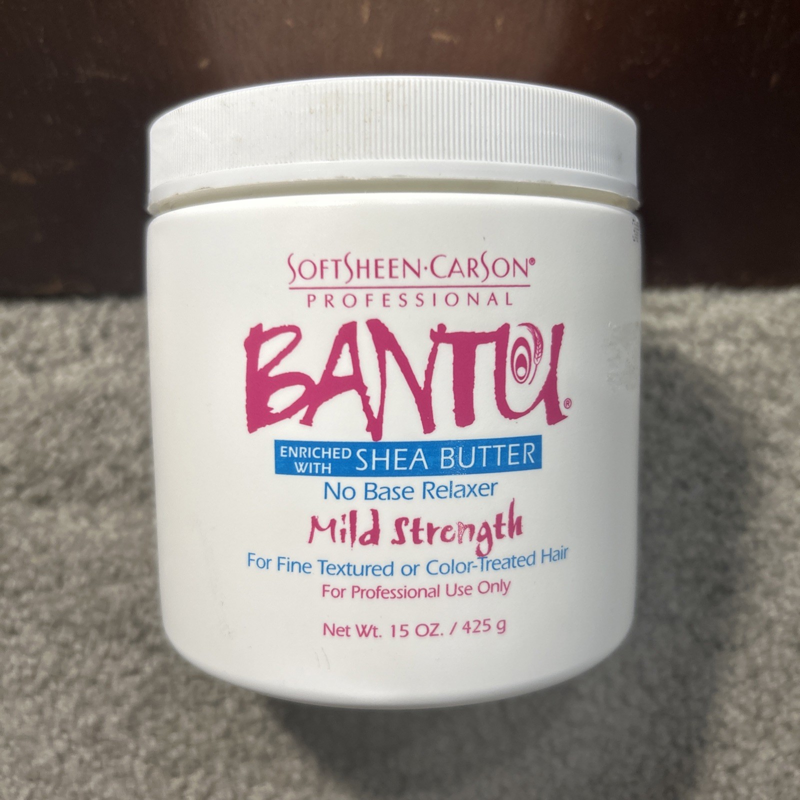 SoftSheen Carson Bantu No Base Relaxer Mild Strength Shea Butter 15oz